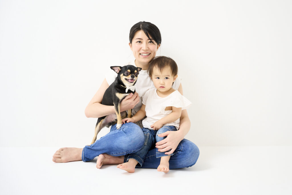 初めての家族撮影