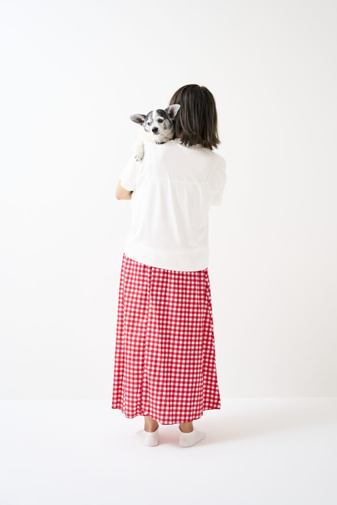 赤でお揃い！愛情たっぷりのハッピーな撮影